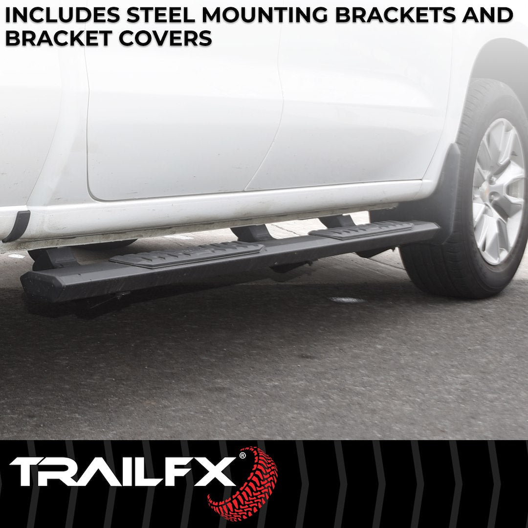 Product of TrailFX AL4021B TrailFX A4 Series Nerf Bar With Surface Steps