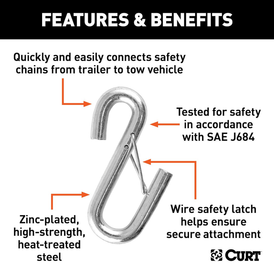 Curt 81820 Trailer Safety Chain Hook||81820_3008x1990_Fa.Jpg||87||c9381820||1679595