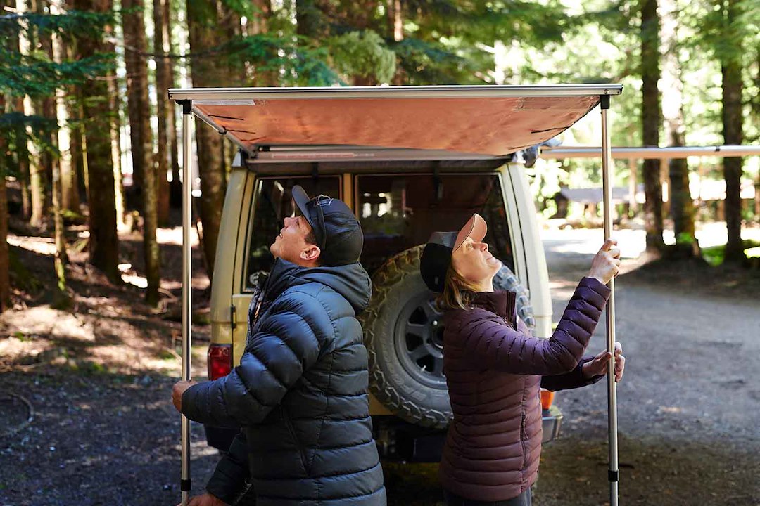 Product of ARB 814301 SUV/Pickup Overlanding Manual Awning , Tan Solid