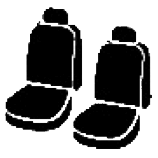 Product of Fia SP87-72 BLACK Seat Protector Black Polyester Seat Cover