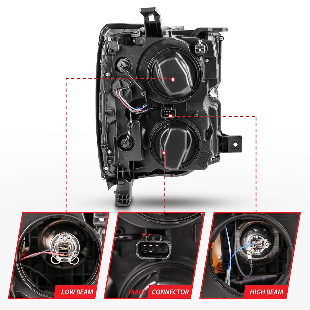 Product of Anzo Usa 111360 Headlight Assembly