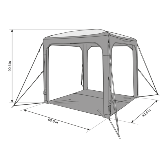 Product of Dometic Outdoor Division 9120001968 Portable Canopy