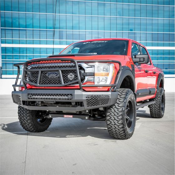 Product of Ranch Hand MFF21HBM1 Midnight Series Steel Matte Bumper