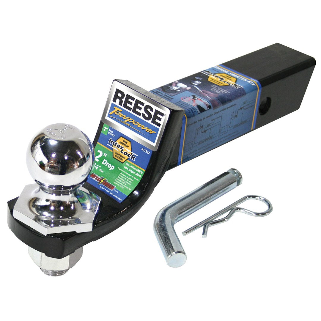 Product of Reese 21542 2 Inch Receiver Trailer Hitch Ball Mount