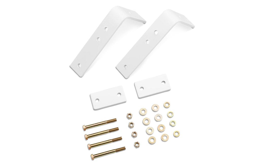 Backrack 91006w Headache Rack Light Mount||brkbrk_Light_Bar_Bracket-Pair_White_91006w.Jpg||85||b1a91006w||1571871