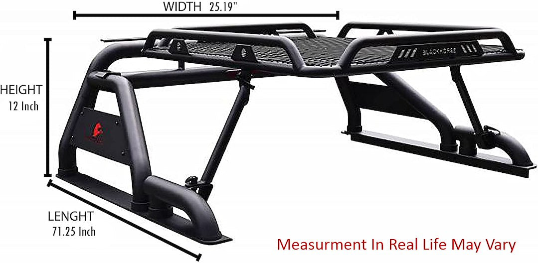 Product of Black Horse Offroad WRB-09BK  Truck Bed Bar