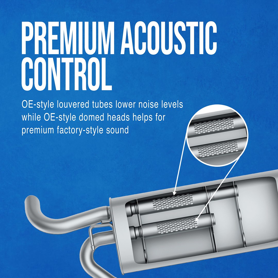 Product of Walker Exhaust 21642 Quiet-Flow SS Aluminized Stainless Steel Exhaust Muffler