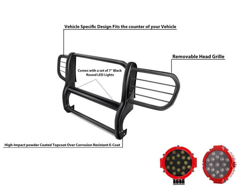 Black Horse Offroad 17eh26ma-Plr Grille Guard||17eh26ma-Plr_8.Jpeg||92||blk7eh26maplr||2237670