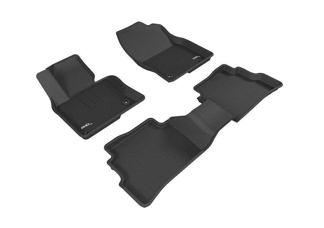 Product of 3D Mats KAGU L1MZ05801509 Black Thermoplastic Rubber Of Carbon Fiber Texture Floor Liner