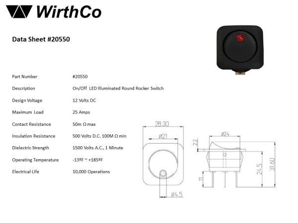 Product of Wirthco 20550 Multi Purpose Switch