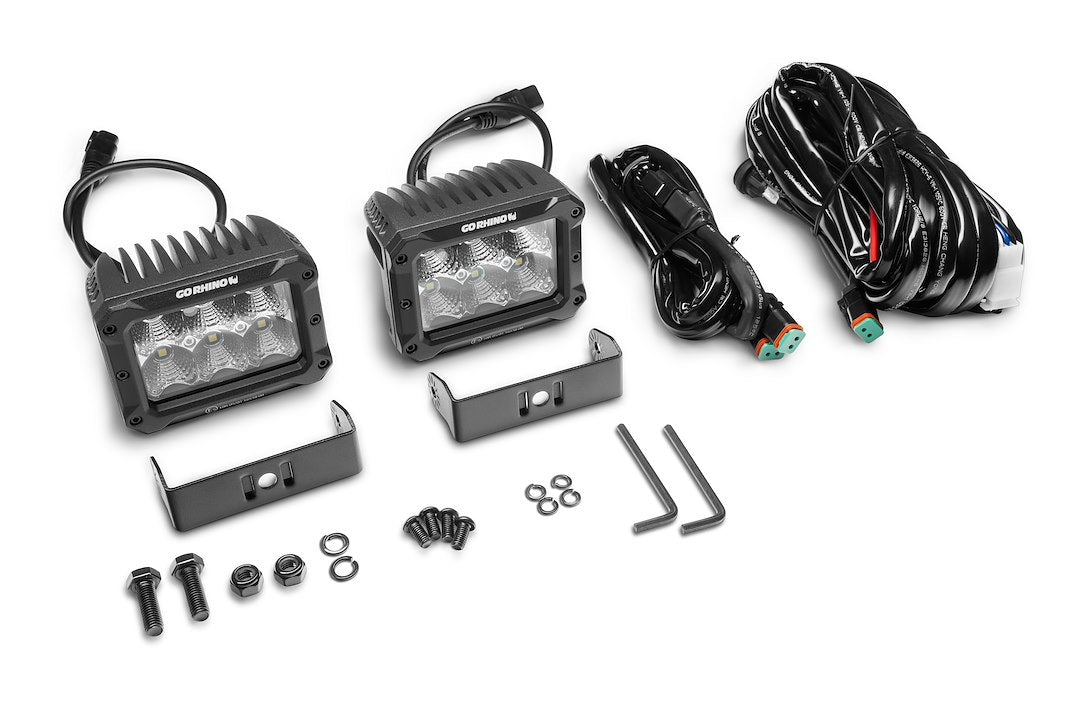 Go Rhino 753003023fbs Driving/ Fog Light||go-Rhino-Bright-Series-Led-Light-753003023fbs-Onwhite-396.Jpg||89||g263003023fbs||1057605