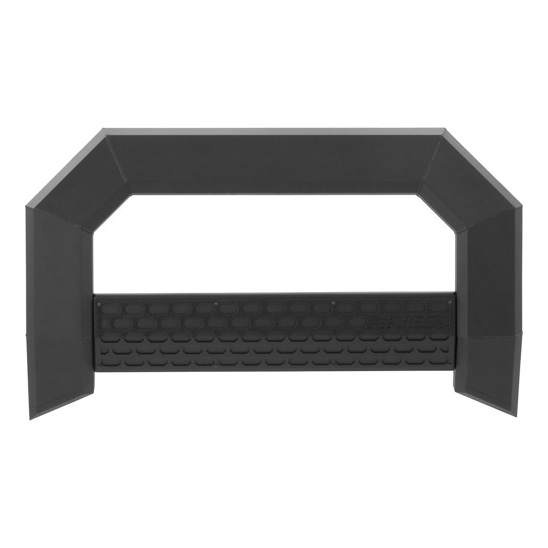 Product of Aries 2164003 Bull Bar Black Carbide Powder Coated 5-1/2 Inch Yes with skid plate