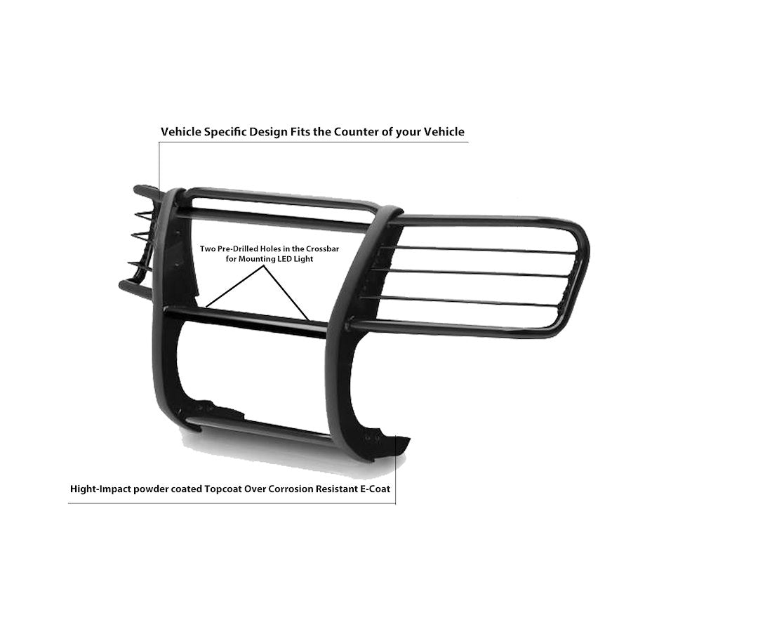 Product of Black Horse Offroad 17GT23MA Grille Guard Modular Black Powder Coated