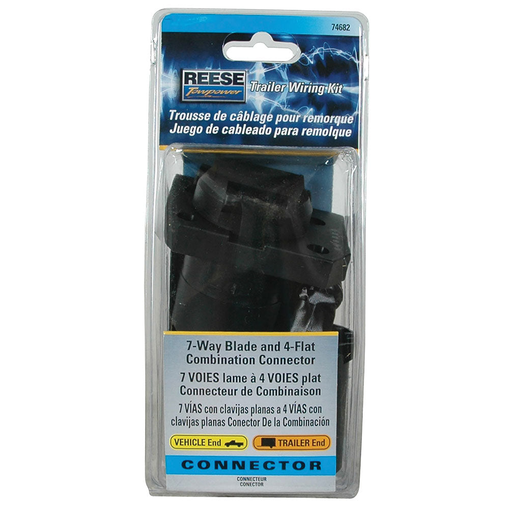 Product of Draw-Tite 74682 Vehicle End 4 Flat And 7 Blade Trailer Wiring Connector