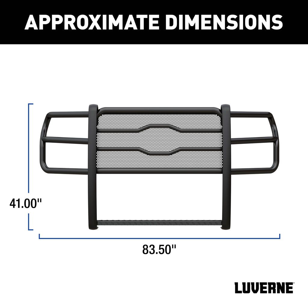 Product of Luverne 321804 Grille Guard 1-Piece Black Powder Coated