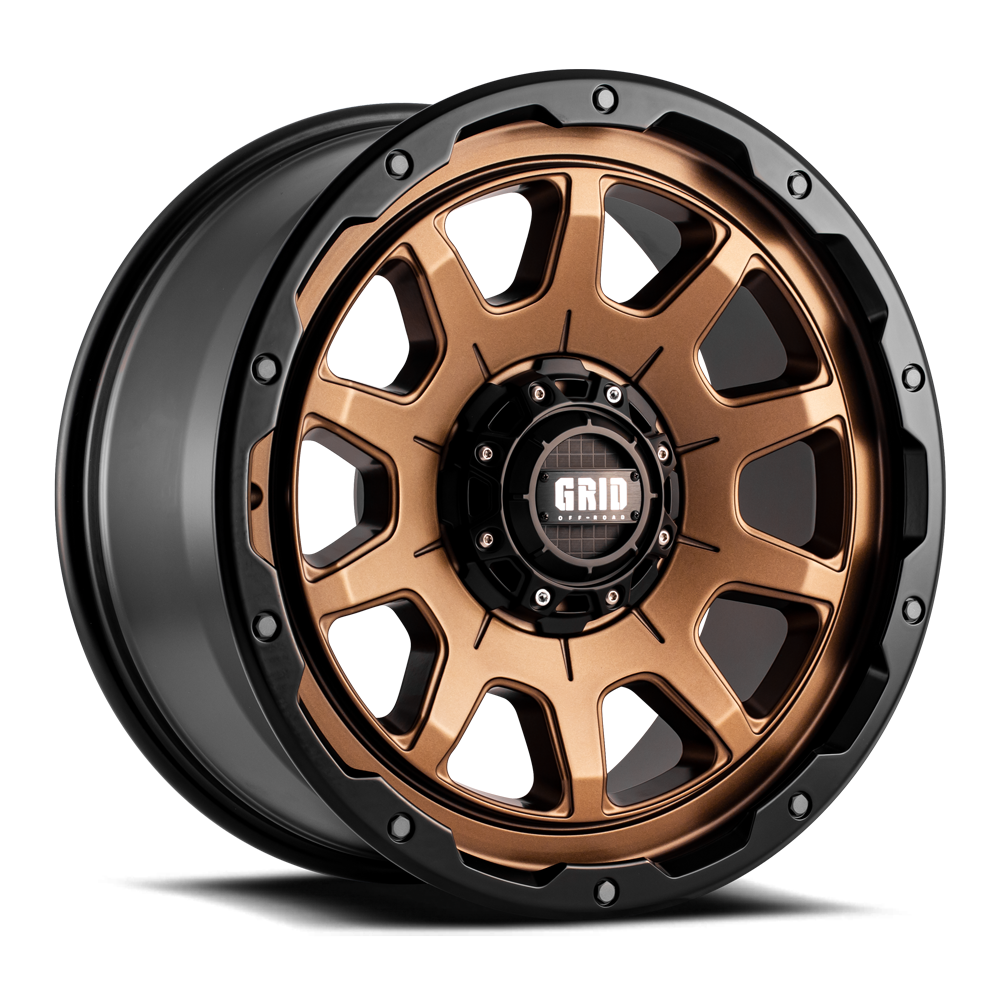 Product of Grid Wheels 20x9 Bronze With Black Lip Wheel - Not Applicable Bolt Pattern