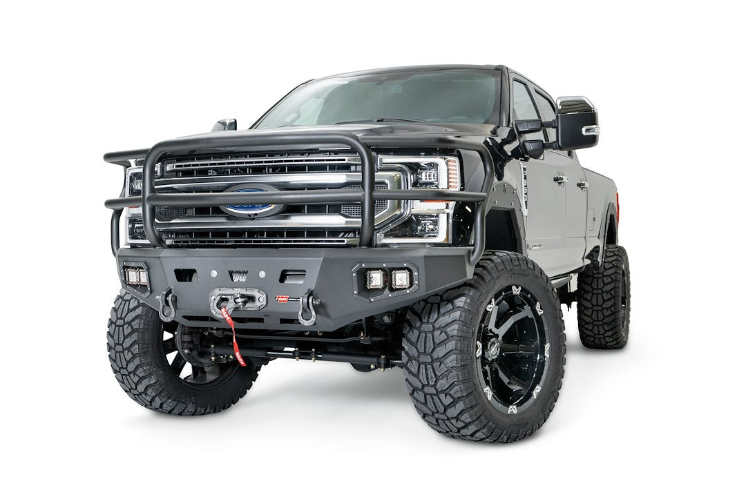 Warn 106914 Bumper||106914 - Ascent Hd Bumper For 2020 Ford Super Duty - Full Grill Guard.Jpg||86||w36106914||1606059
