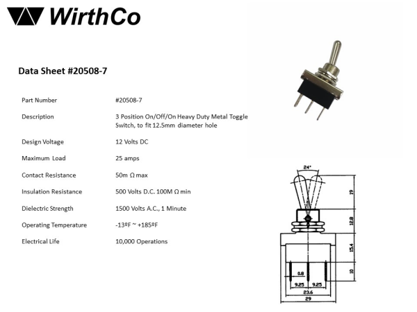 Product of Wirthco 20508 Multi Purpose Switch