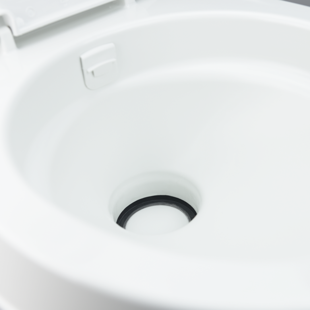Product of Dometic 302300071 Permanent Full Bowl Flush Toilet , 18-1/4 Inch