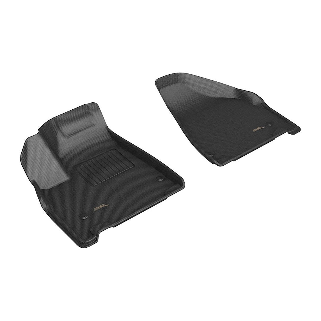 Product of 3D Mats KAGU L1CY00811509 Black Thermoplastic Rubber Of Carbon Fiber Texture Floor Liner