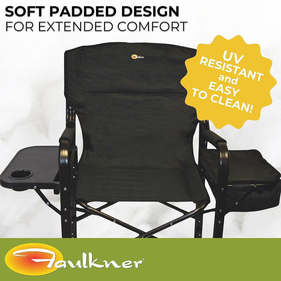 Faulkner 49580 Camping Chair||flk_49580_El Capitan Director Chair_Black_B2c_4.Jpg||88||flk49580||1609020