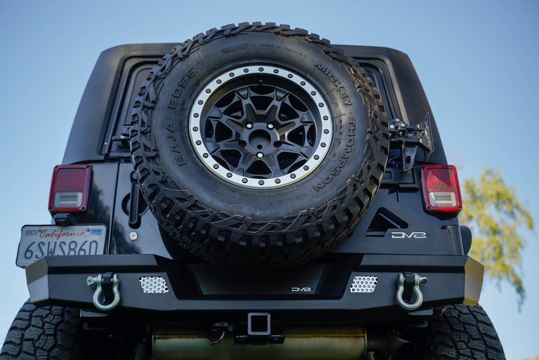Dv8 Offroad Tcjk-13 Spare Tire Carrier||2007-2018-Wrangler-Jk-Tire-Carrier-For-Mto-Bumper-Installed-5.Jpg||95||dv8tcjk13||1786564