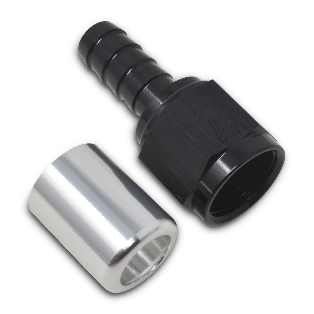 Product of Russell Automotive ProClassic 610523 Hose Barb 1/2 Inch (-8 AN) Black/ Silver