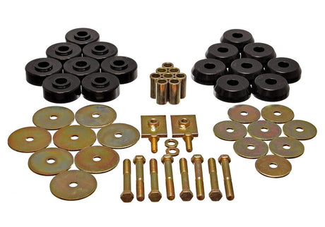Product of Energy Suspension 3.4166G Black Polyurethane Body Mount Bushings