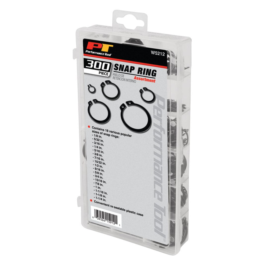 Performance Tool W5212 Multi Purpose Snap Ring Assortment||||88||ptlw5212||1912521
