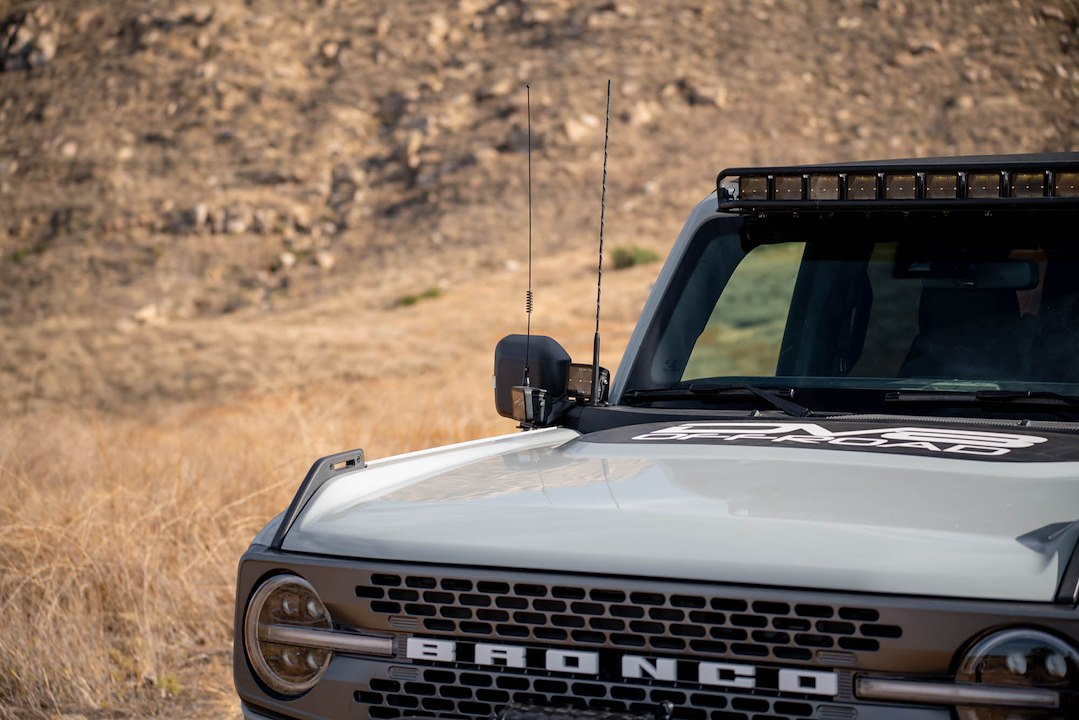 Dv8 Offroad Lbbr-08 Driving/ Fog Light Mounting Bracket||2021-2023-Ford-Bronco-A-Pillar-Dual-Light-Pod-Drop-Mounts_Installed-09.Jpg||95||dv8lbbr08||1627920
