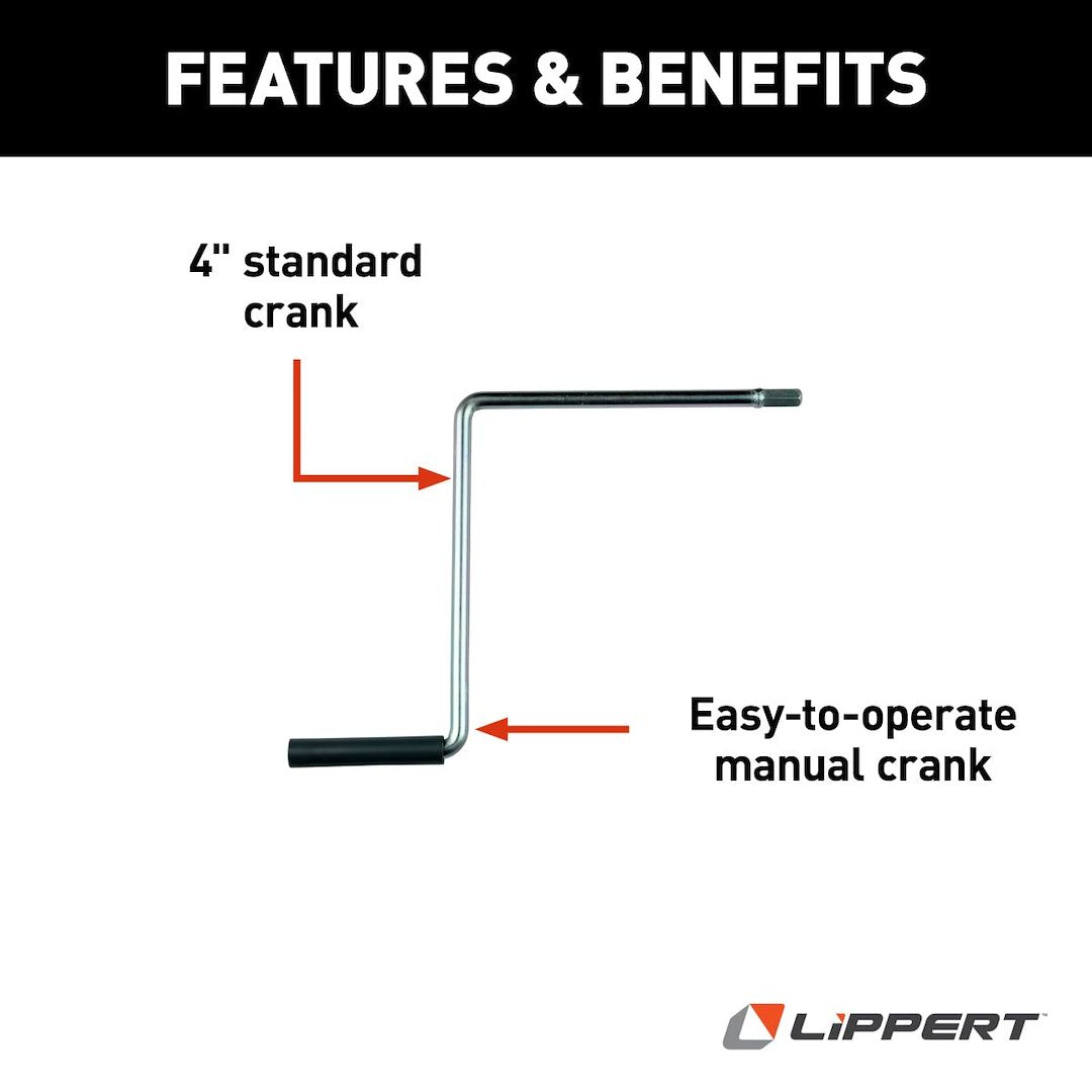 Product of Lippert Components 182436 Camper Jack Crank Handle
