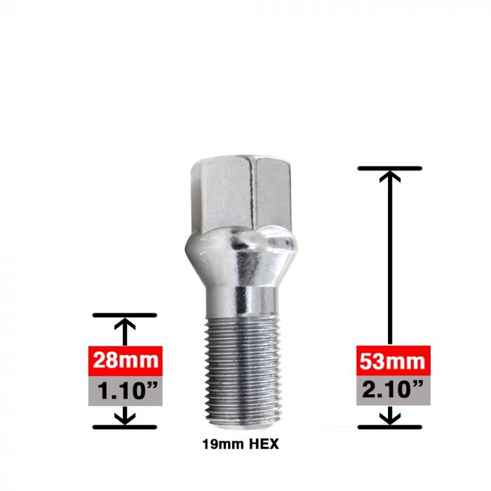 Product of Coyote Wheel Accessories 86kx49-28 Lug Bolt