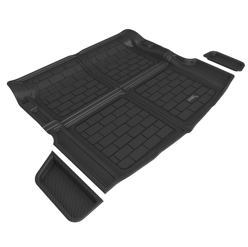 Product of 3D Mats M1BM1251309 Black Thermoplastic Rubber Of Carbon Fiber Texture Behind 2nd Seat Cargo Area Liner
