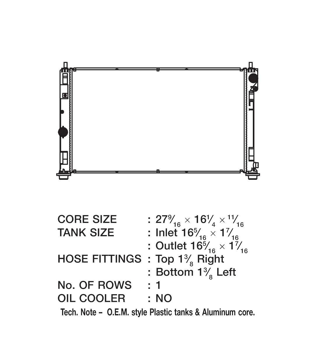 Product of Csf 3415 Radiator