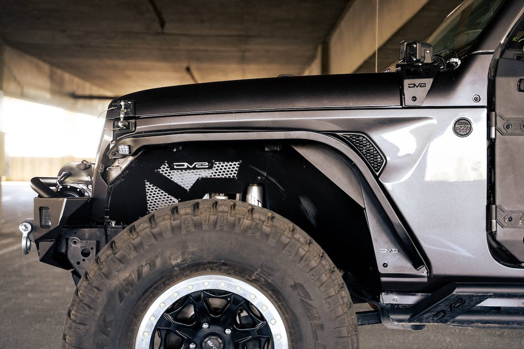 Dv8 Offroad Fdjl-07 Fender Flare||2018-2023_Jeep-Wrangler-Jl-Slim-Fender-Flares_Installed-10.Jpg||95||dv8fdjl07||1627548