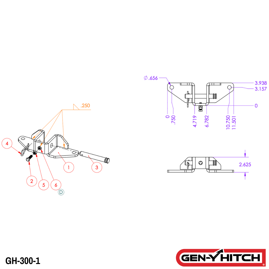 Gen-Y Hitch Gh-300-1 Weight Distribution Hitch Sway Control Ball Mount||gh-300-1_1.Png||86||gyhgh3001||1737487