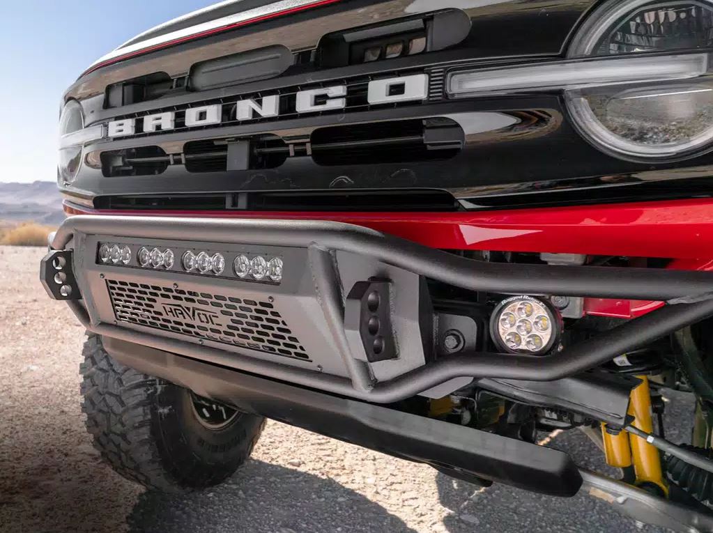 Product of Havoc Offroad HFB-02-002 Masher Steel Textured Powder Coated Bumper