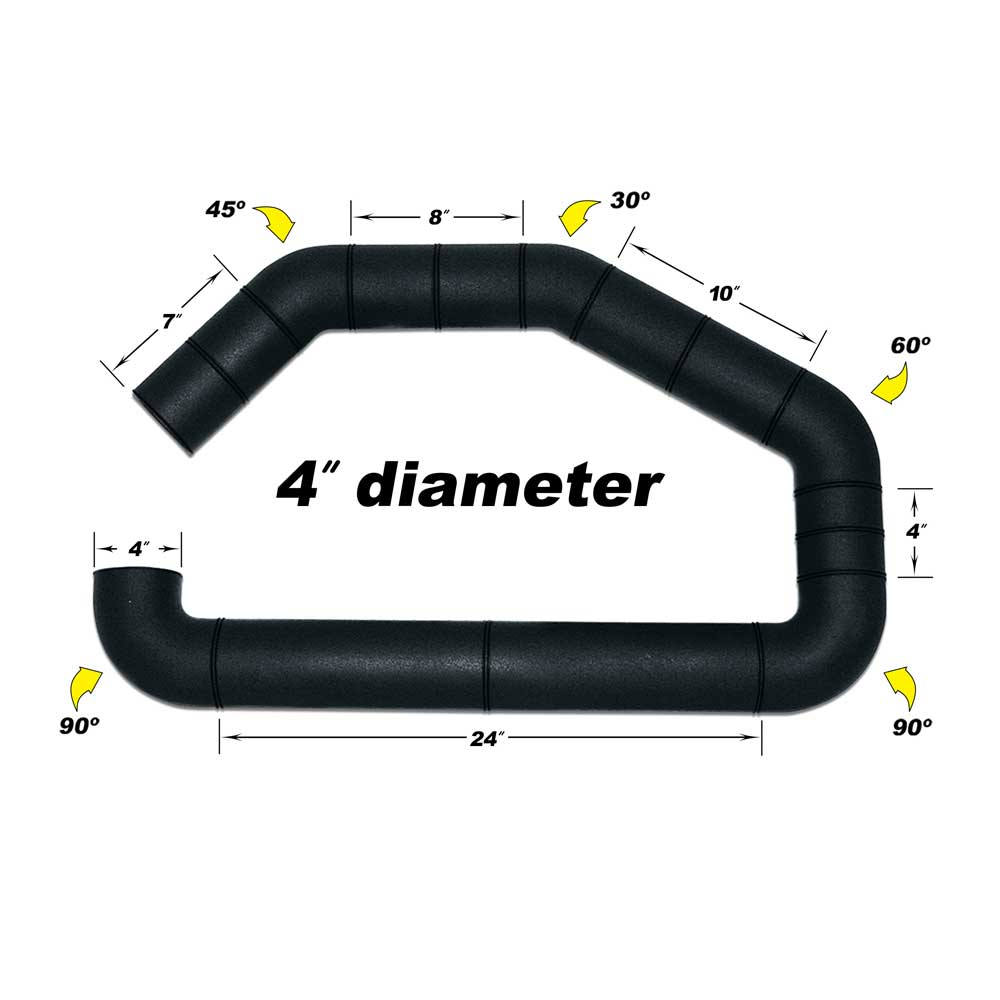 Airaid 100-400 Air Intake Tube||air-100-400.Jpg||85||a86100400||2236009