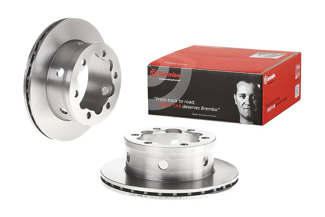 Product of Brembo 09847510C02 Vented 1 Piece Brake Rotor