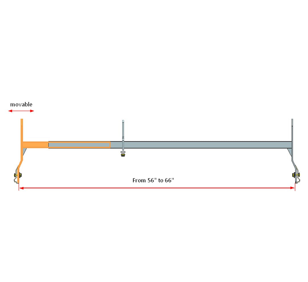 Product of Black Horse Offroad TR-WRG2 150 Pound No Steel Ladder Rack