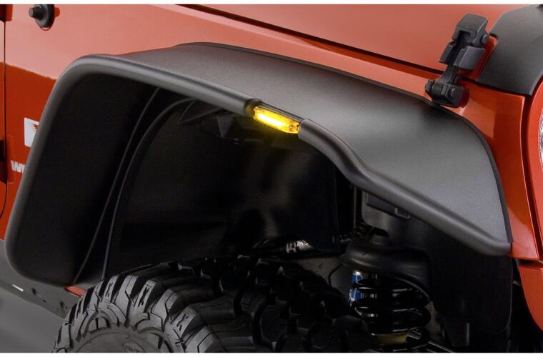 Product of Bushwacker 10918-07 Non-Exposed Fasteners Black Fender Flare - Set Of 4