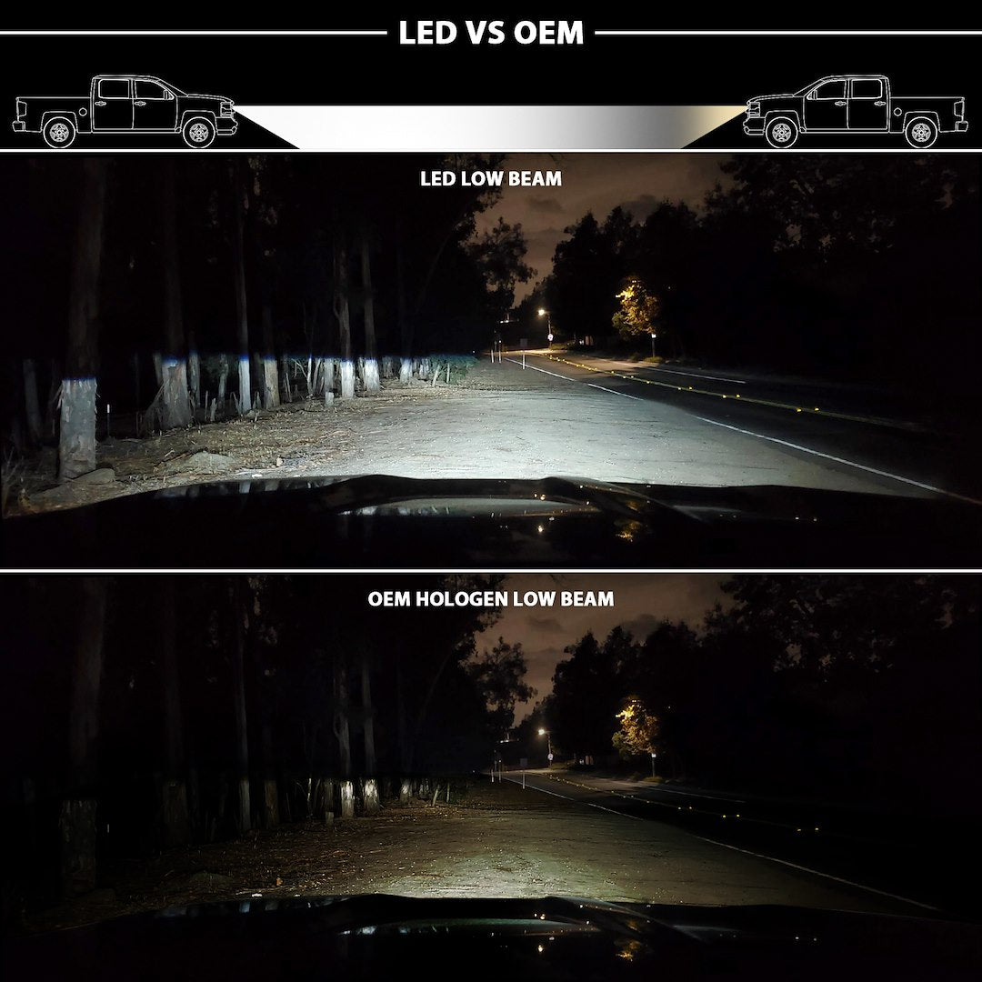 Product of ANZO USA 111464 Projector Beam Headlight Assembly - LED - Set Of 2