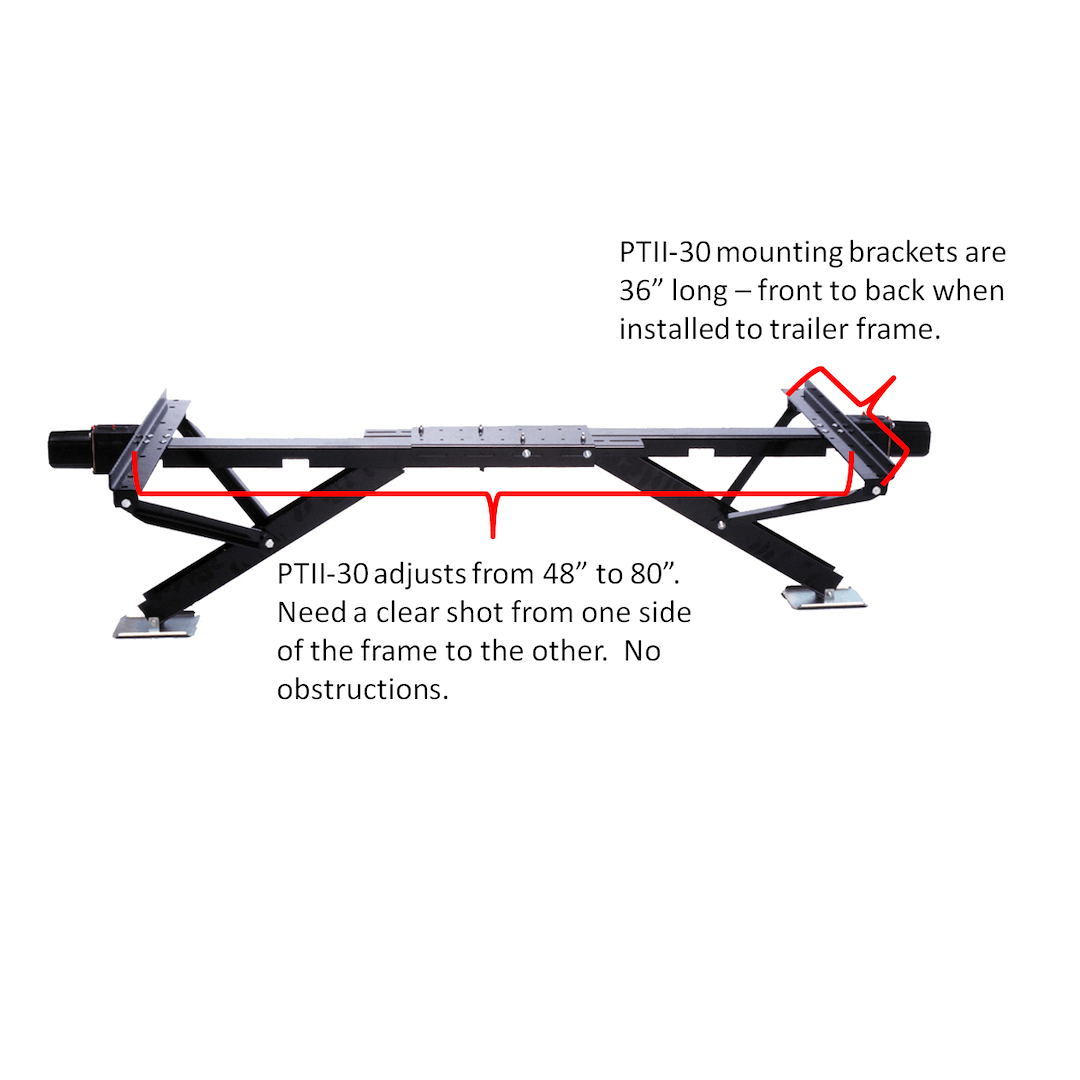 Product of Ultra-Fab Products 39-941705 6000 Pound Electric Cross Frame Stabilizer Trailer Stabilizer Jack Stand