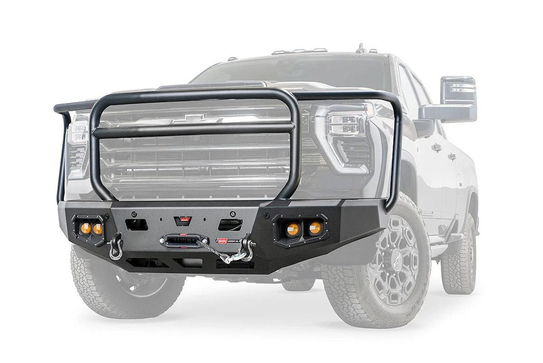 Warn 110913 Bumper||ascent Hd Front Bumper For 2024 Chevy Silverado Hd 2500_3500 - Full Grille Guard _ Warn Industries _ Go Prepared.Jpg||86||w36110913||1472537