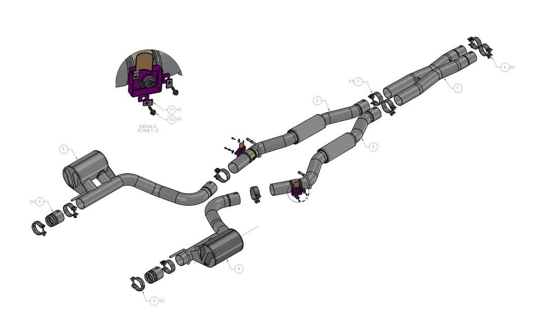 Borla 140675 Exhaust System Kit||140675_1.Jpg||86||b25140675||2111361
