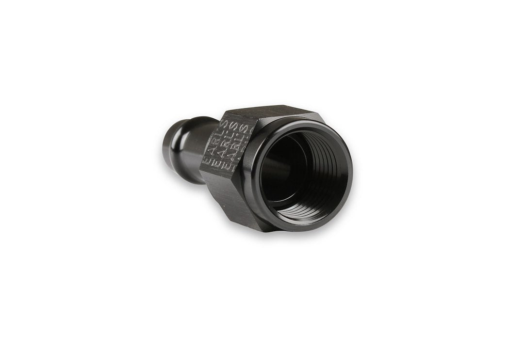Product of Earl's Plumbing Vapor Guard 750166ERL Hose End 3/8 Inch Black