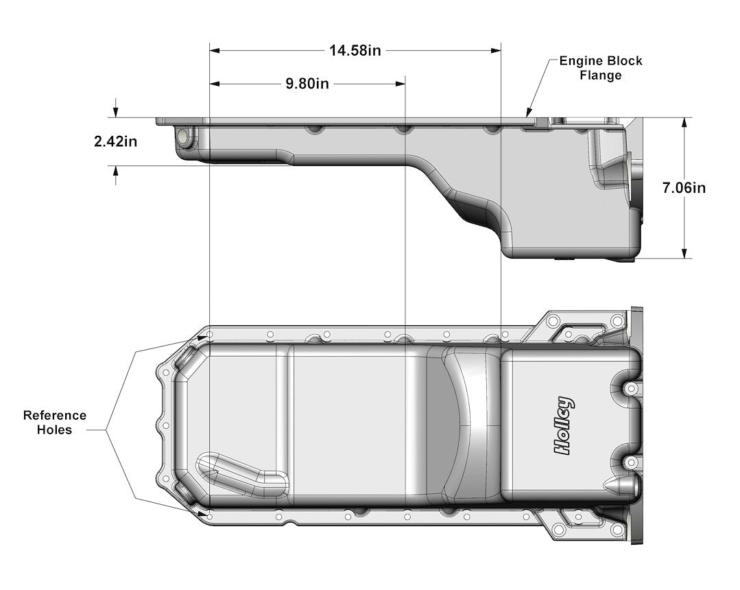 Holley Performance 302-76 Oil Pan||302-76_9.Jpg||94||h1930276||2252893
