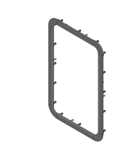 Product of Lippert Components 711862 Entry Door Window Frame