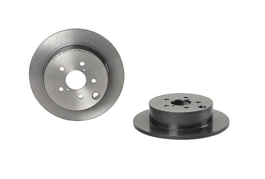 Product of Brembo 08C66111C02 Solid 1 Piece Brake Rotor