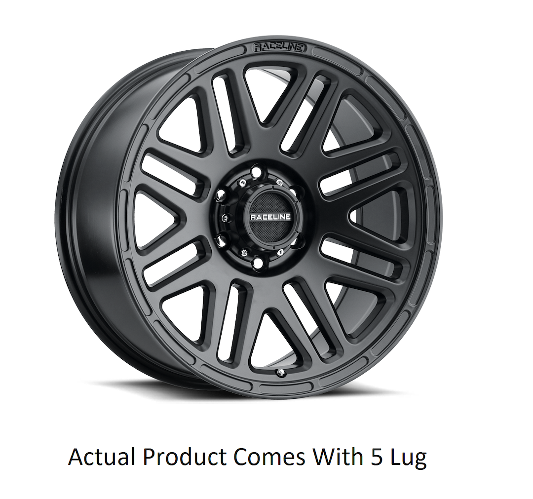 Product of Raceline 17x8.5 Black Wheel - 5x5.00 Bolt Pattern